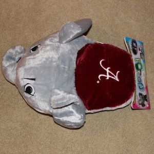 NWT University of Alabama Big AL FeeToes Brand Cozy Foot Pillow New